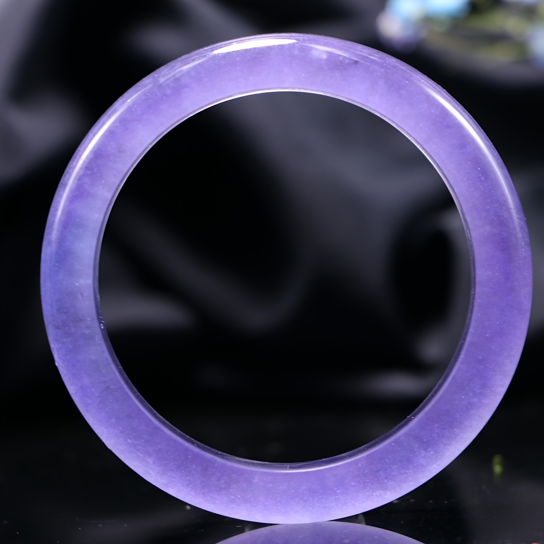 Elegant Violet Natural Stone Bracelet, Fashion Accessory